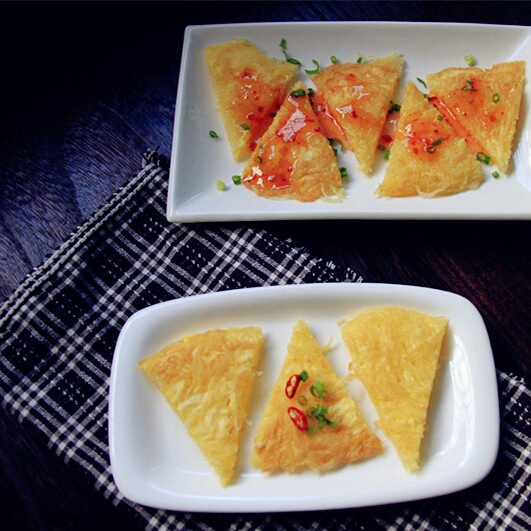 dpyoung做的鸡蛋粉丝煎