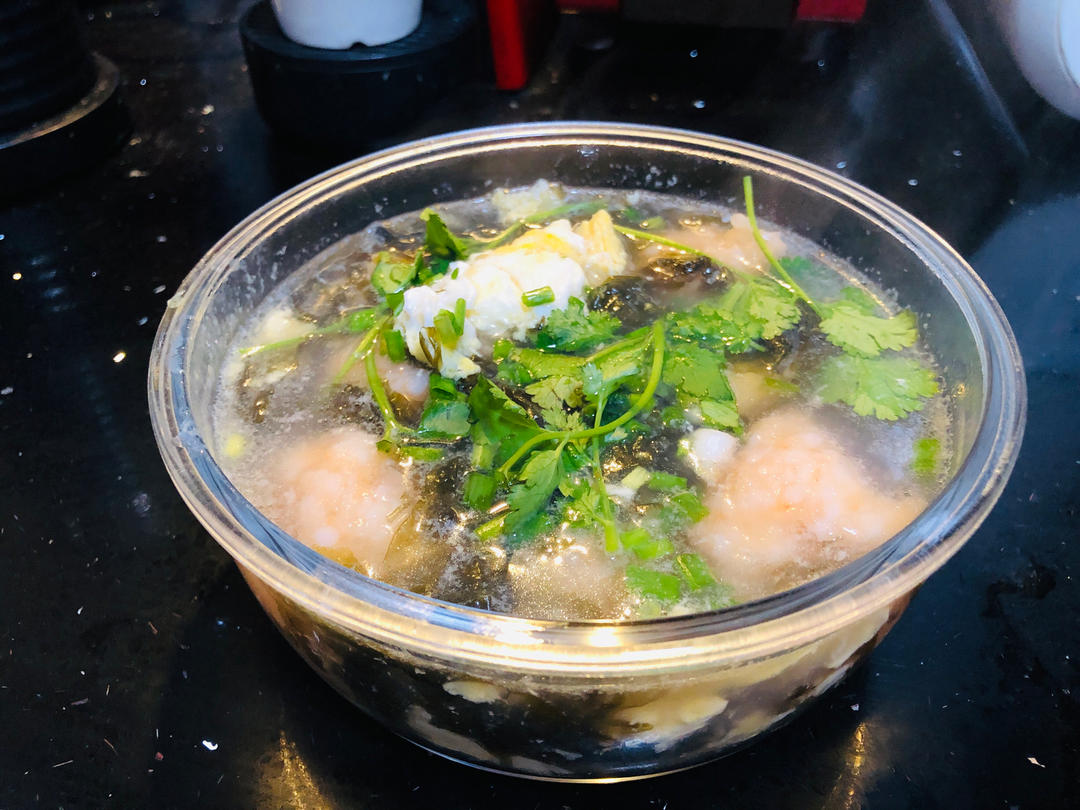 紫菜虾滑汤