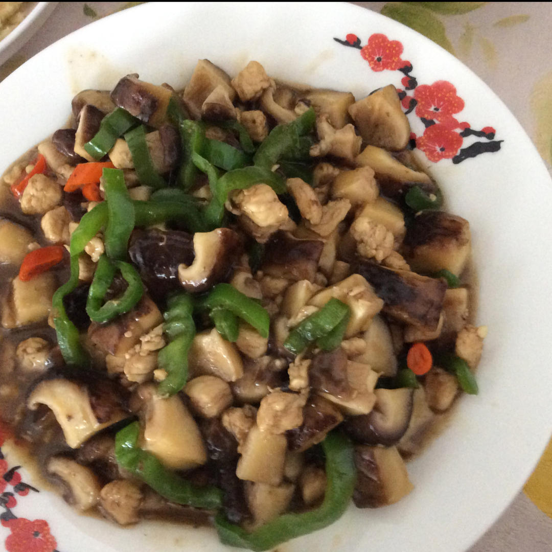 蚝油香菇丁 Shiitake mushroom in oyster sauce