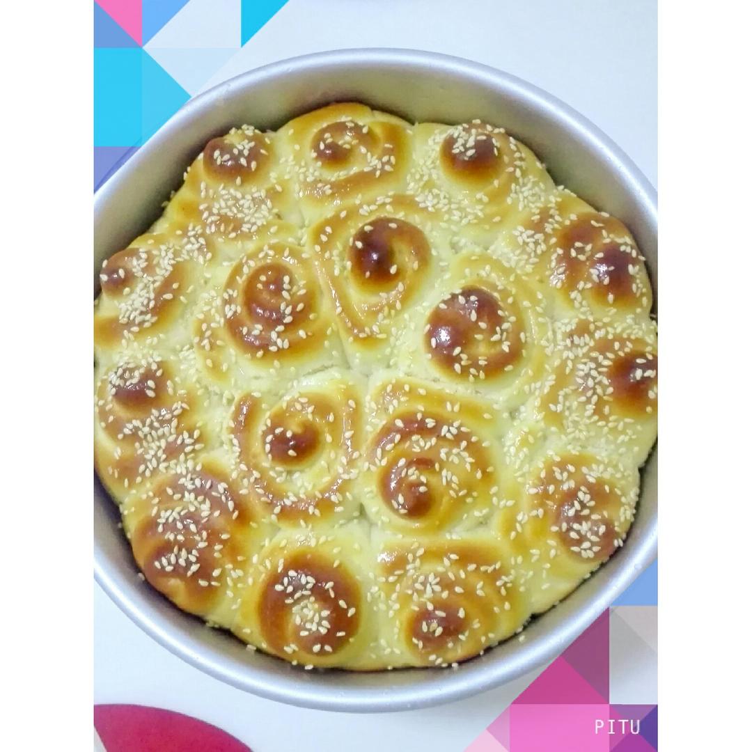 奶油蜂蜜小面包