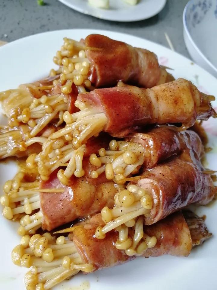 金针菇培根卷