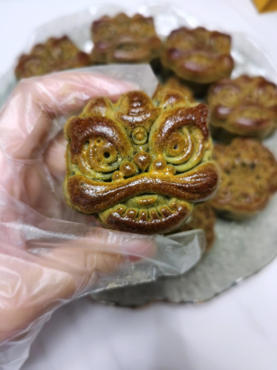 🔥网红冻顶乌龙茶月饼🌿怎么可以这么好吃‼️