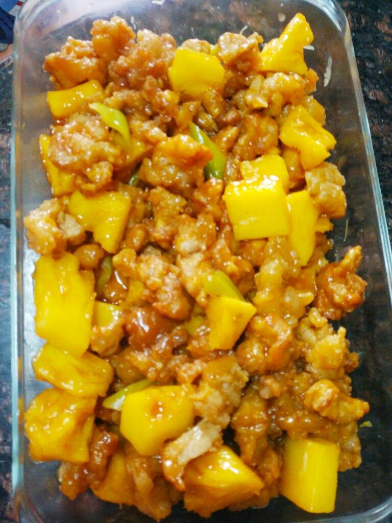 秘制菠萝咕噜肉（绝对好吃）