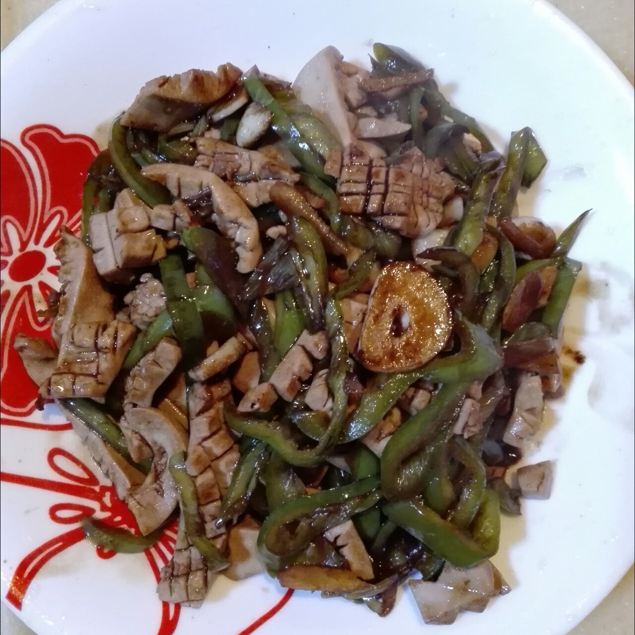 爆炒腰花