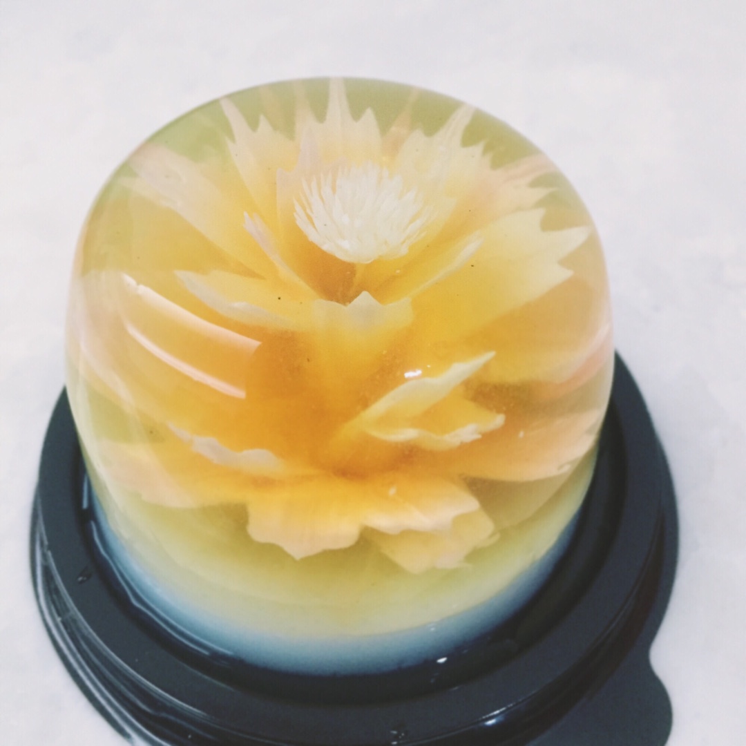 鲁肉包做的我的3d果冻花