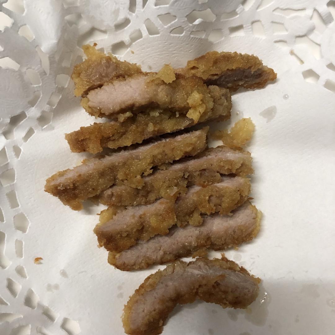 面包糠炸猪排