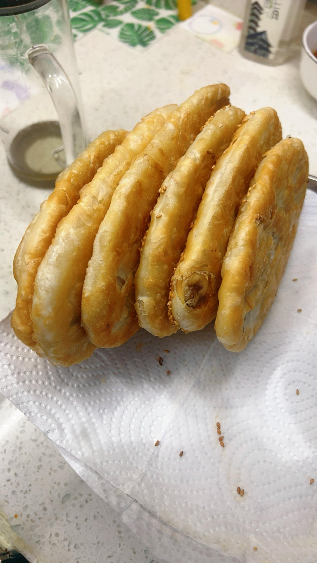 街边印象小吃掉渣红糖酥饼