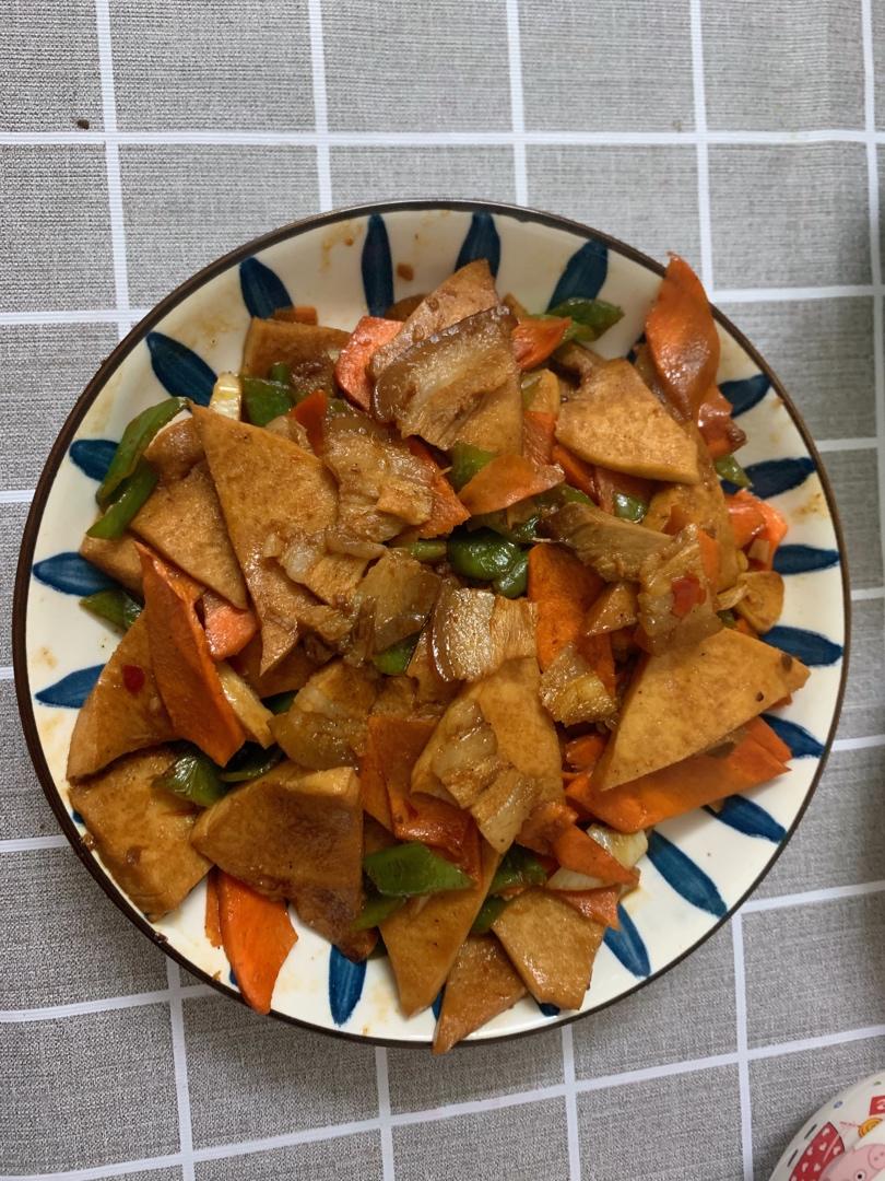 干锅千叶豆腐，千页豆腐