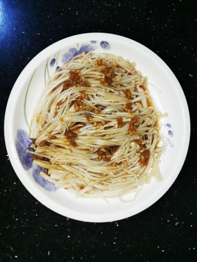 凉拌金针菇