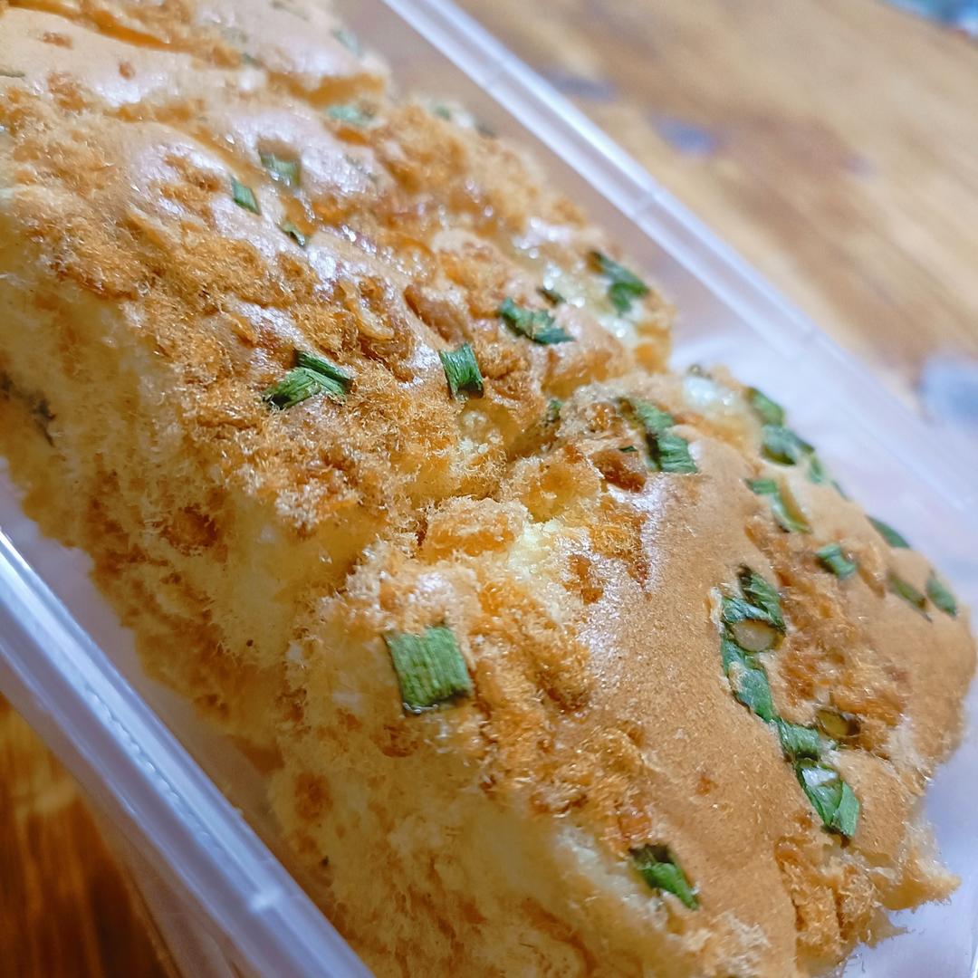 不用卷的肉松蛋糕～