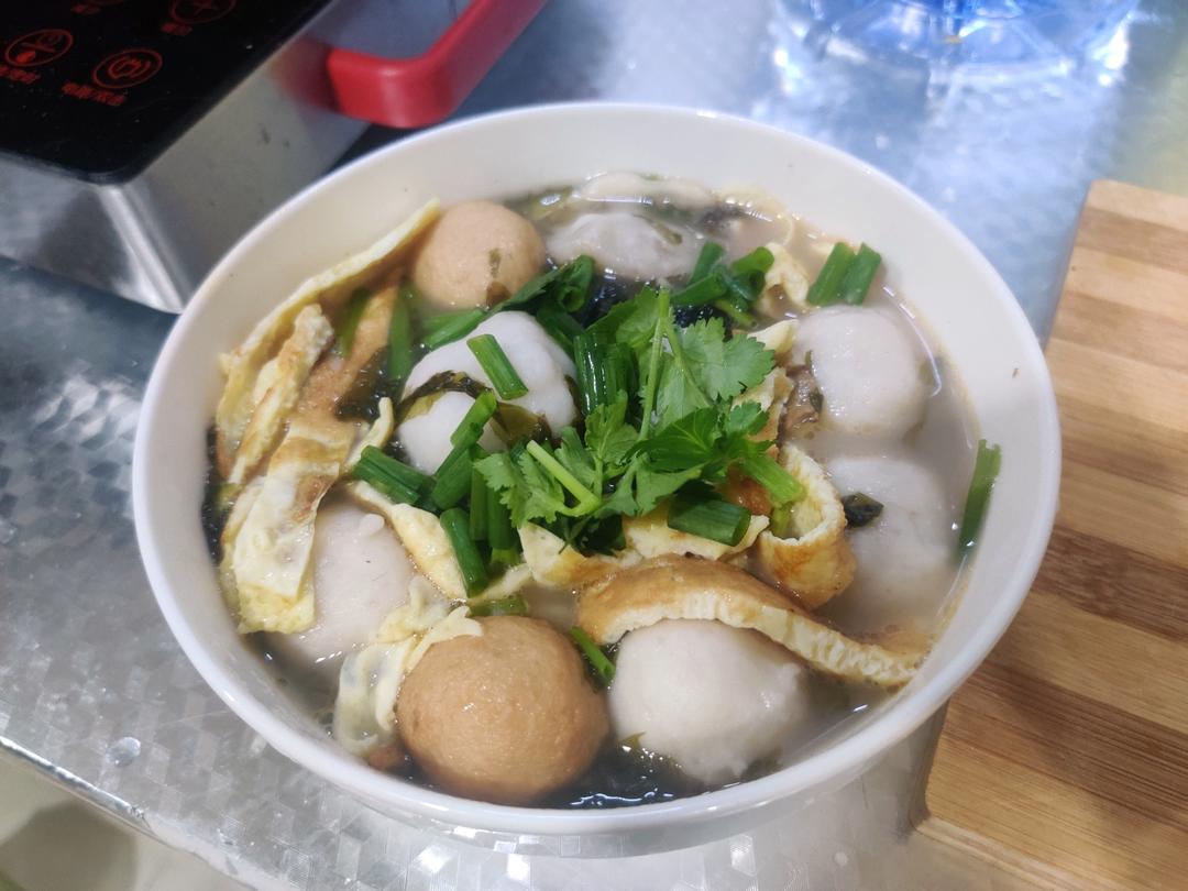 紫菜鱼丸汤
