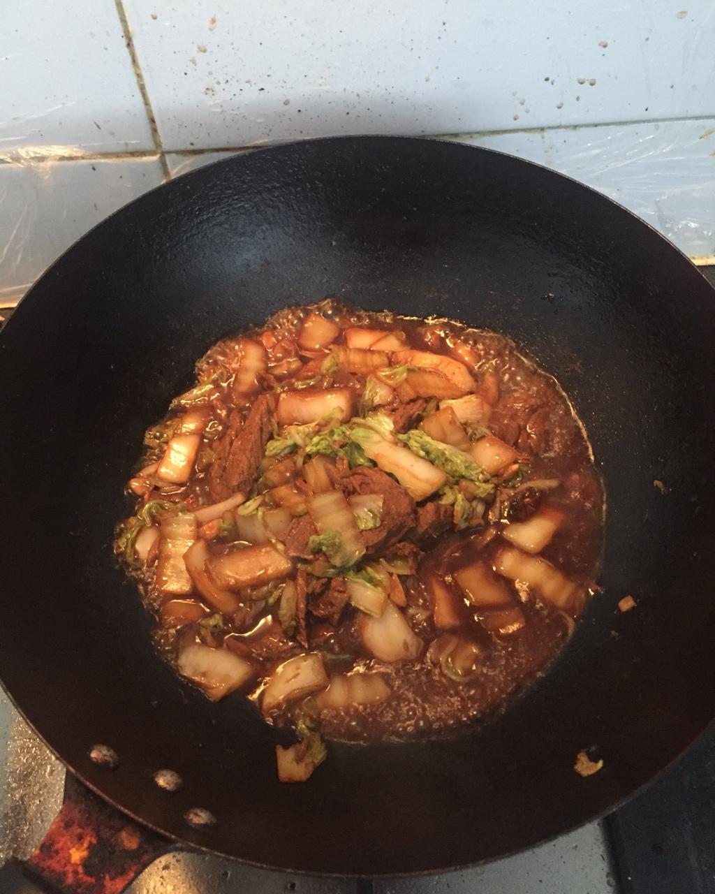 大白菜烧牛肉