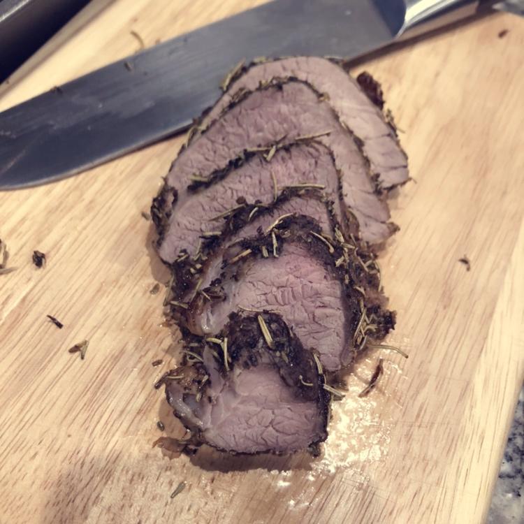 【减脂增肌】高温快烤牛腿眼肉 Roasted eye round beef