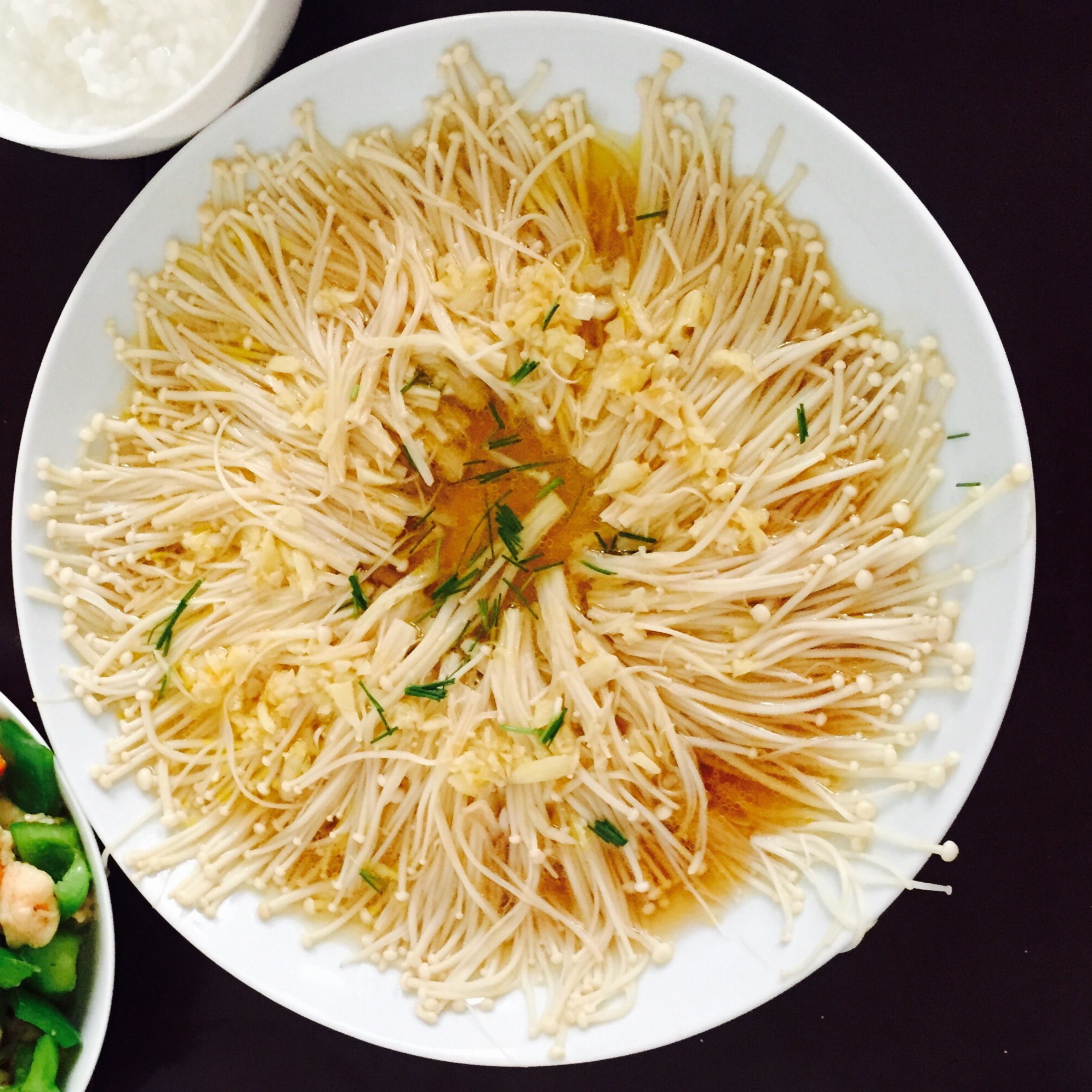 蒜蓉蒸金针菇