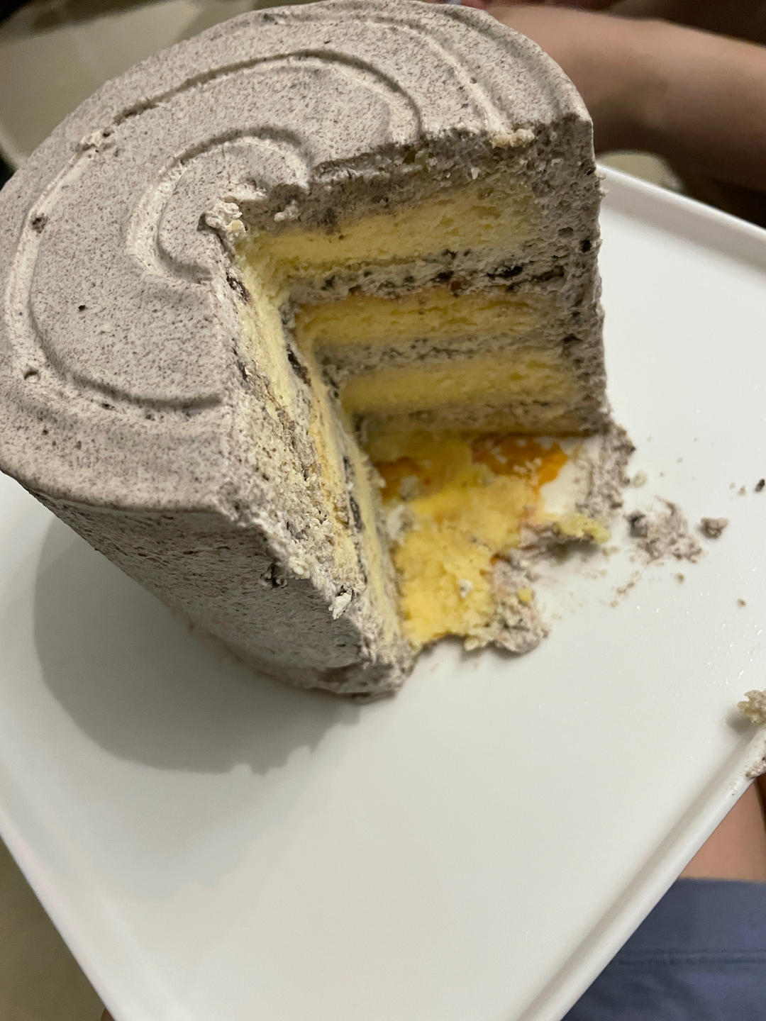 6寸加高可可奥利奥咸奶油蛋糕