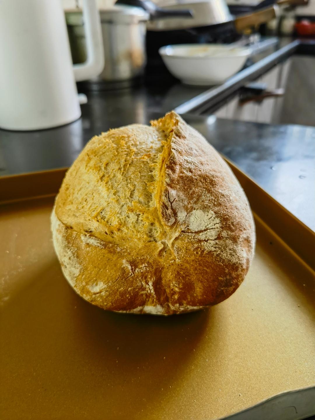 3.5小时快速直接法欧包丨免揉免机打免酵种