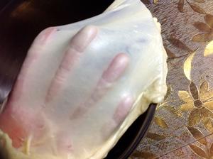 紫米奶黄面包（一次发酵）的做法 步骤3