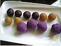 紫薯球的做法 步骤5