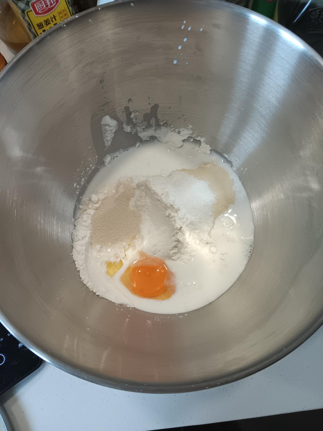 纯奶手撕吐司的做法 步骤1