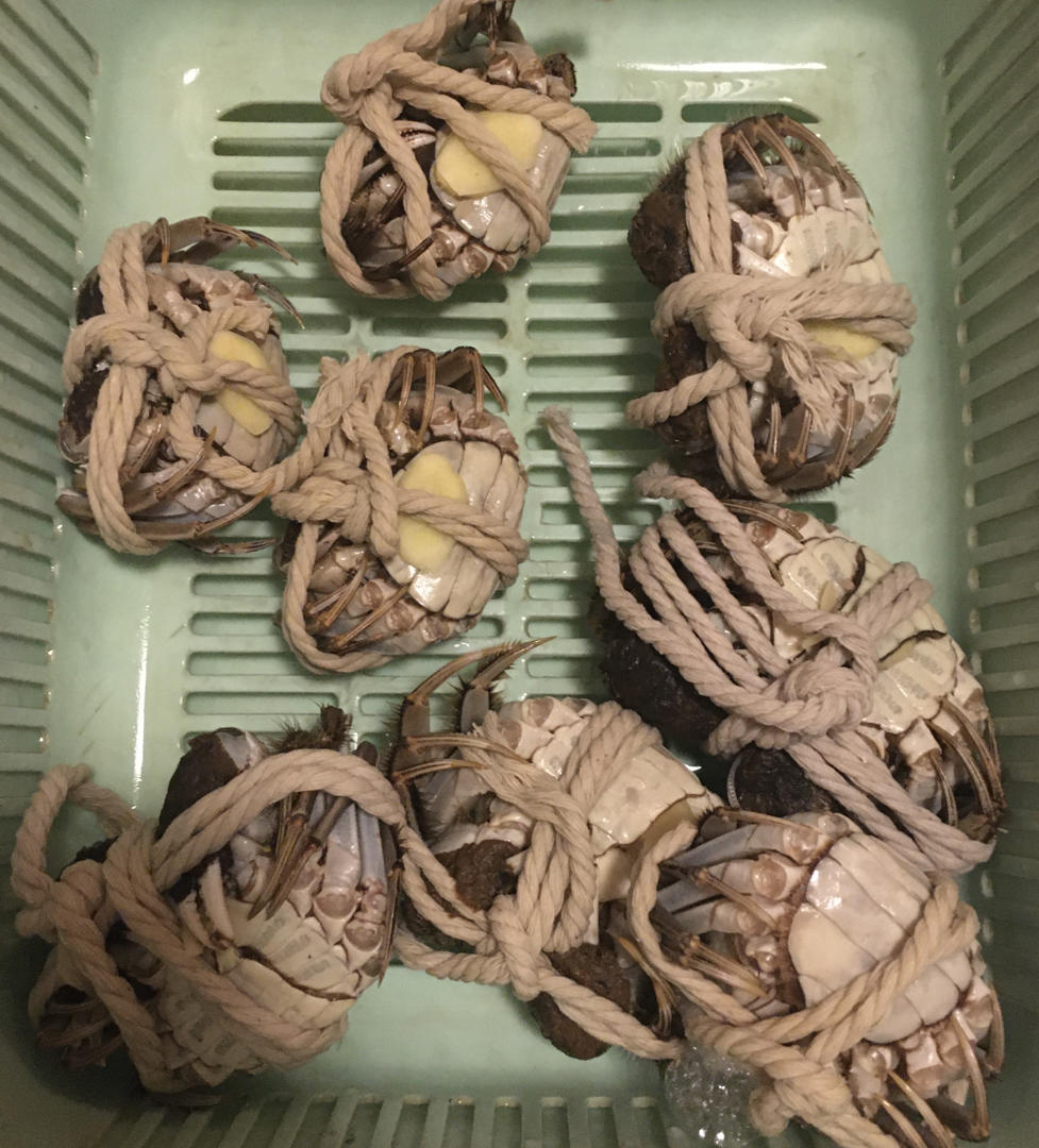 秘制陈年花雕熟醉蟹