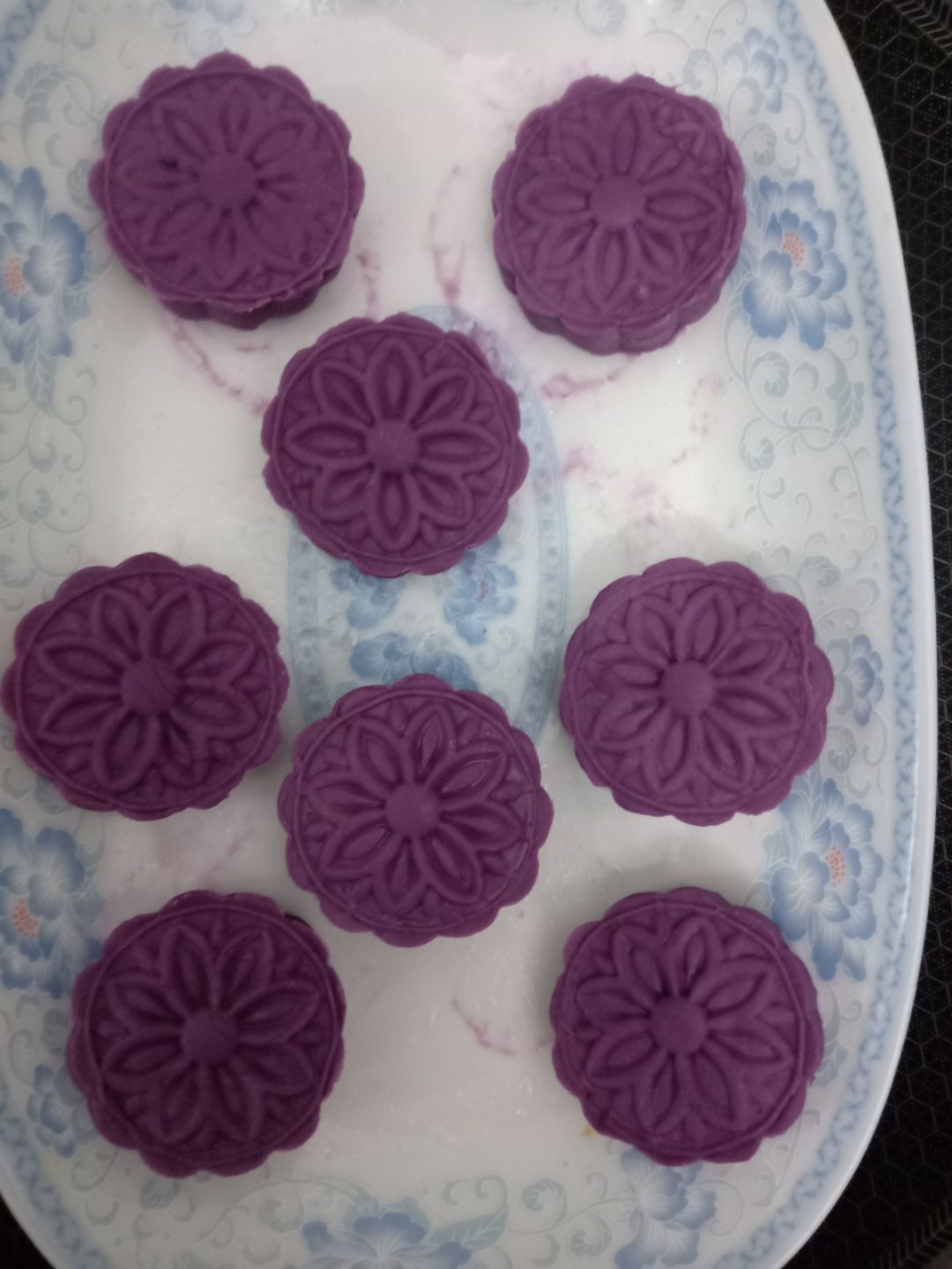低卡紫薯月饼