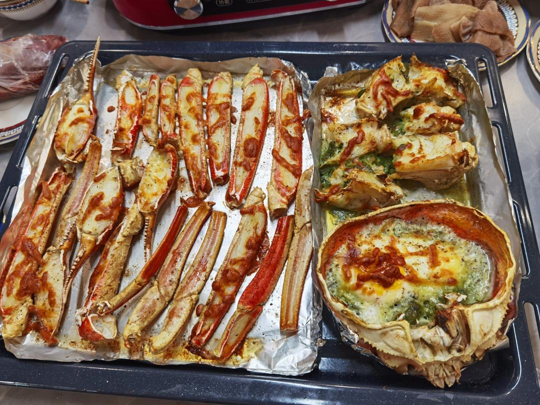 芝士烤松叶蟹