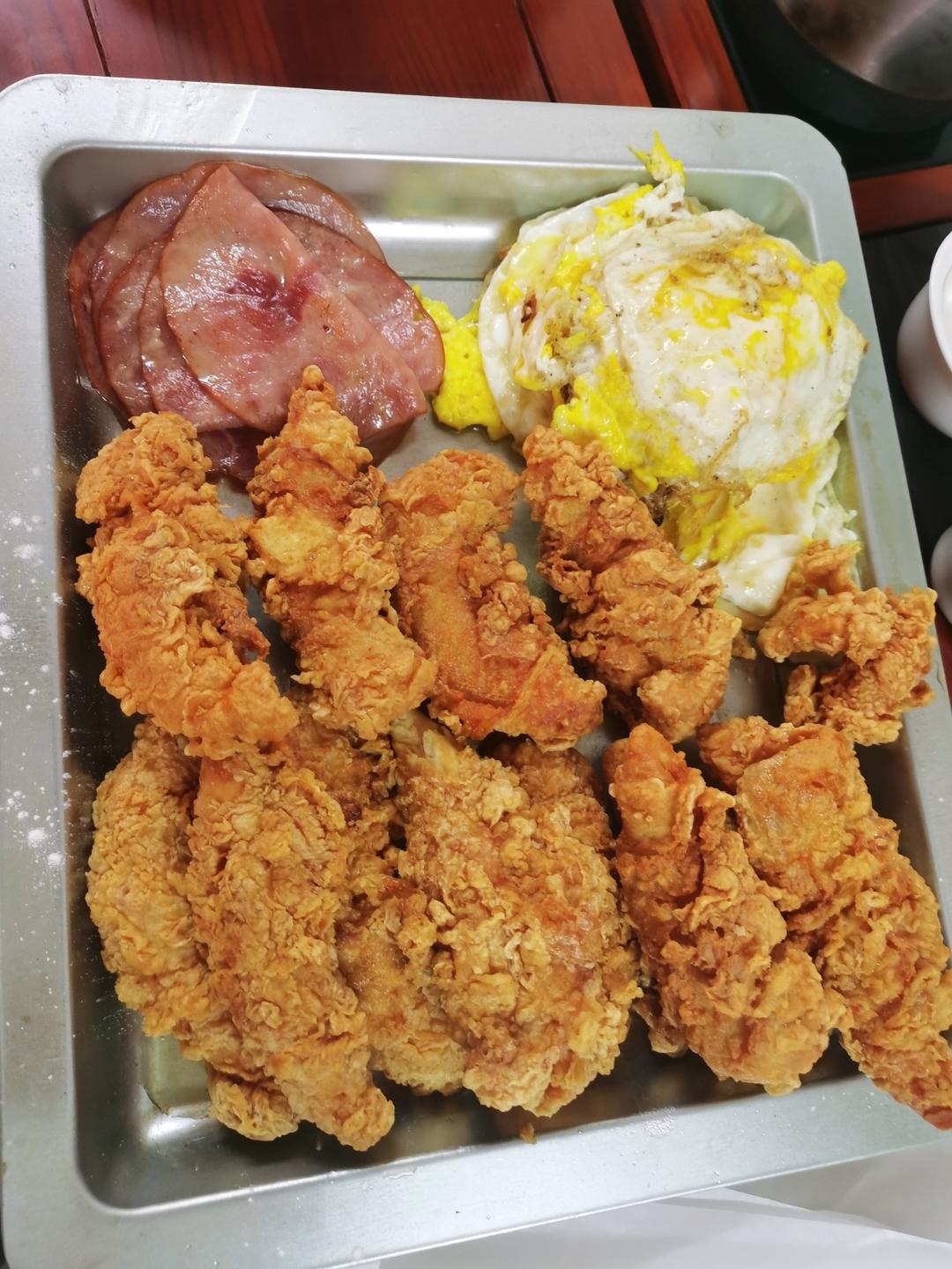 堪比麦当劳的香辣鸡腿汉堡包🍔