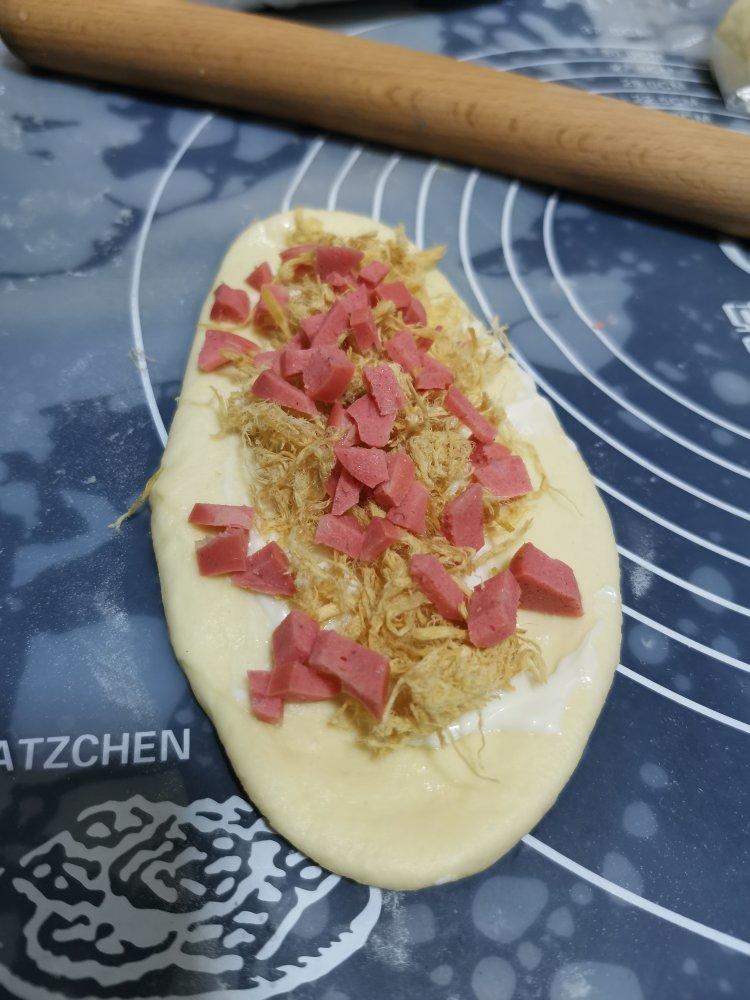 香葱火腿肉松面包