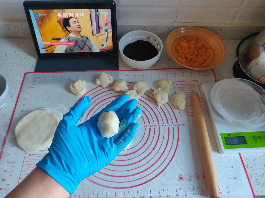 腹黑白胖子——奥利奥雪媚娘