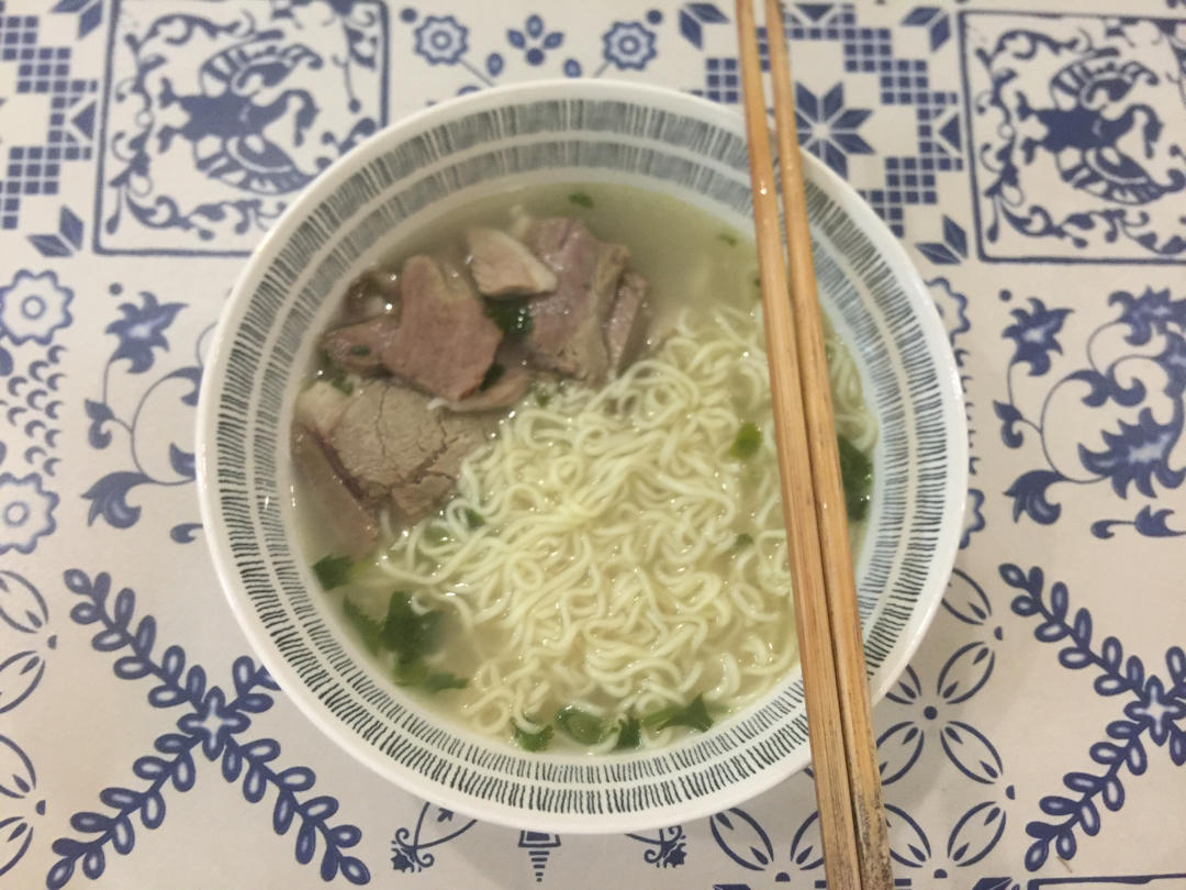 清汤羊肉面