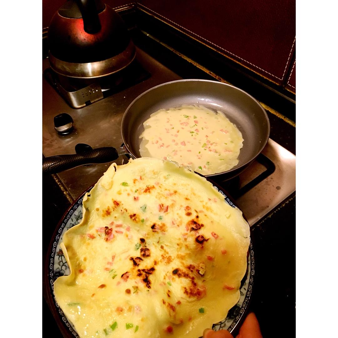 葱花鸡蛋饼