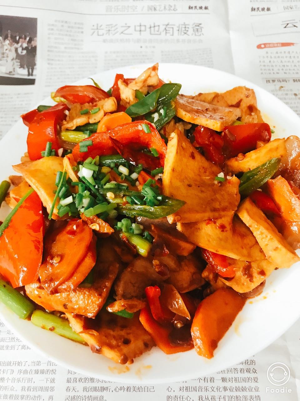 干锅千页豆腐