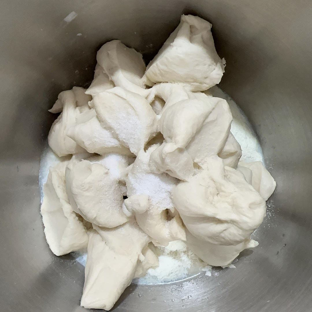 纯奶手撕吐司的做法 步骤1