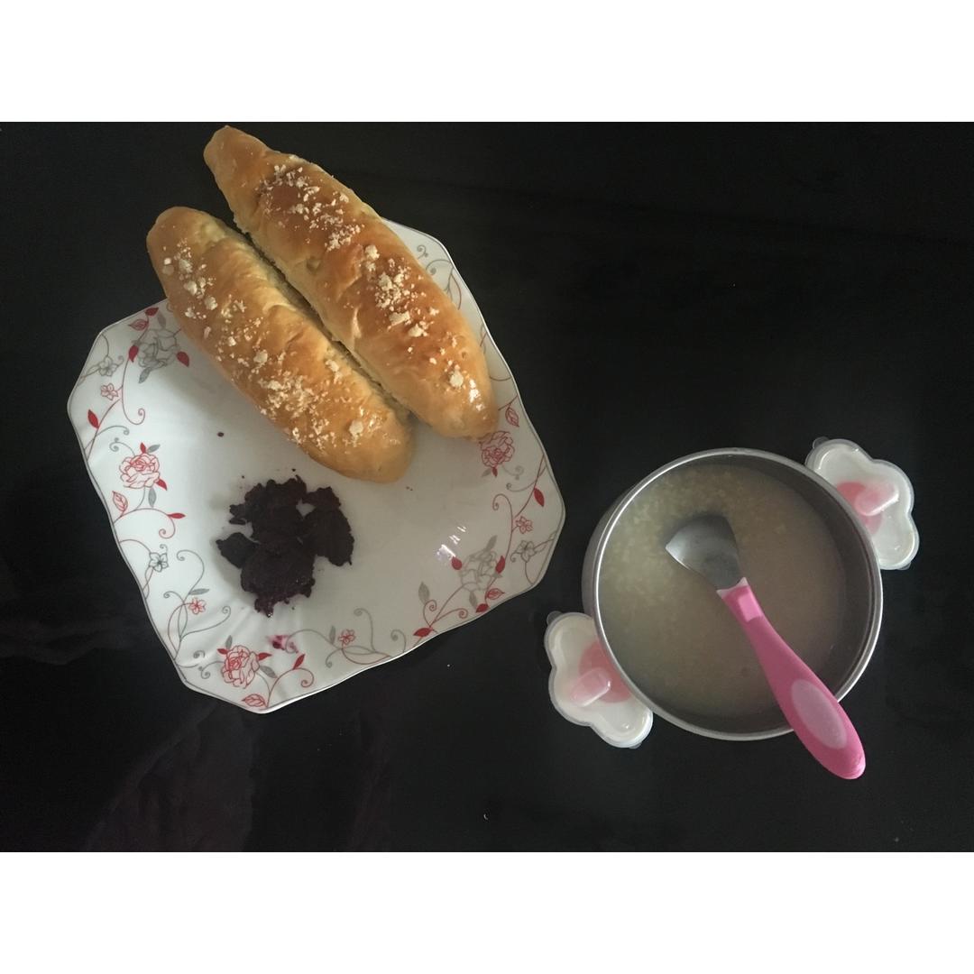 奶香红薯面包