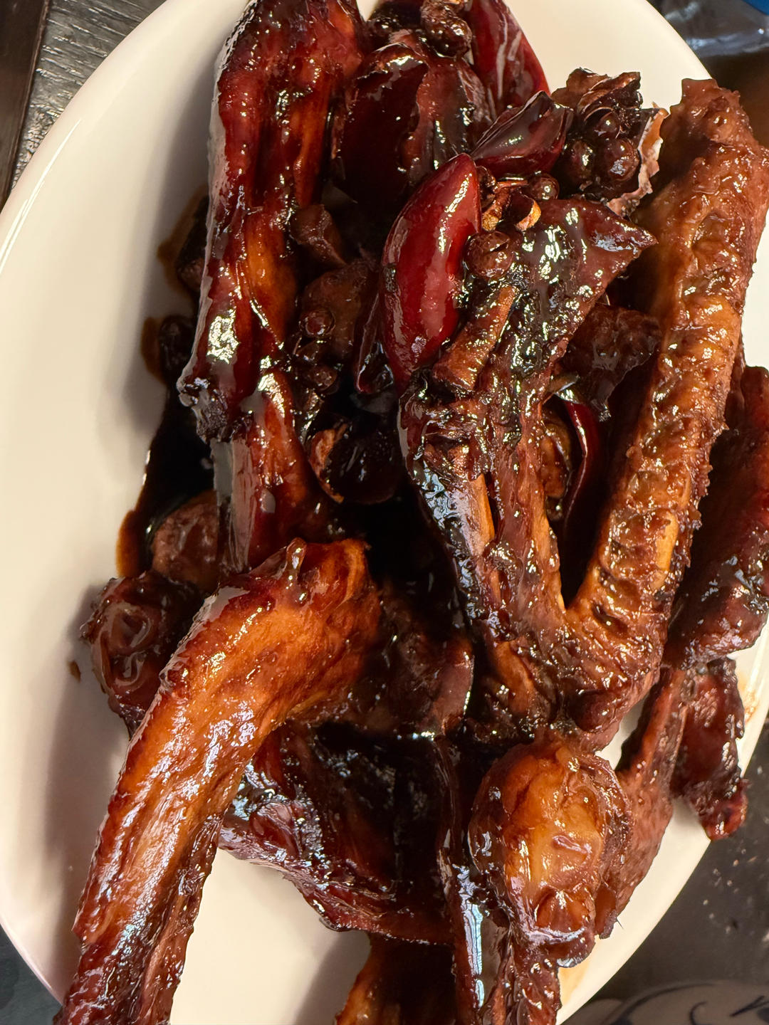 自制周黑鸭卤鸭翅鸭锁骨甜辣