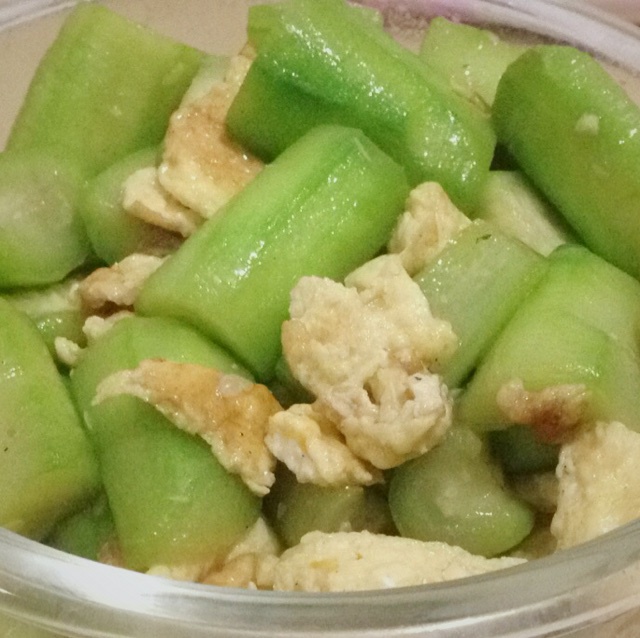 丝瓜炒蛋
