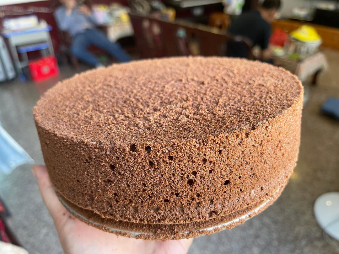 6寸可可戚风（内附8寸5蛋配方）