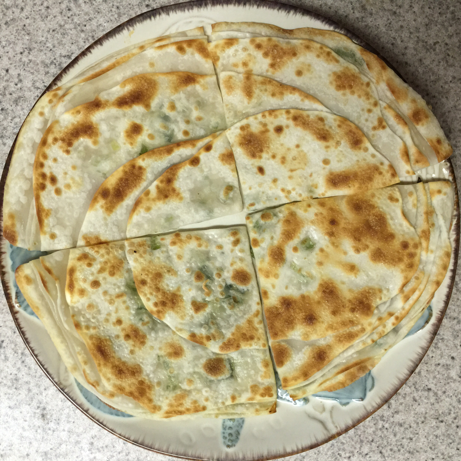 水饺皮｛葱油饼｝