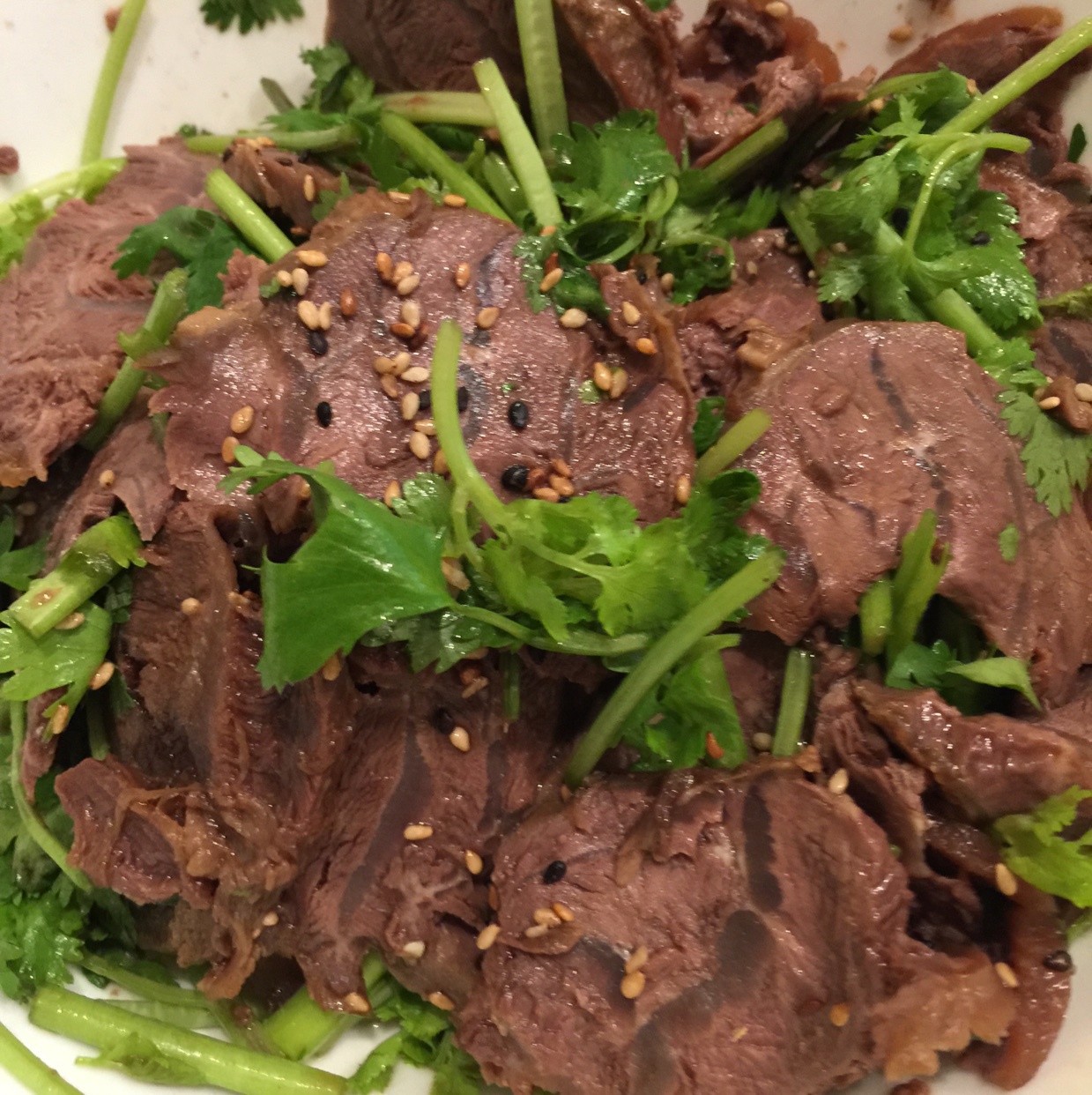 香菜拌牛肉