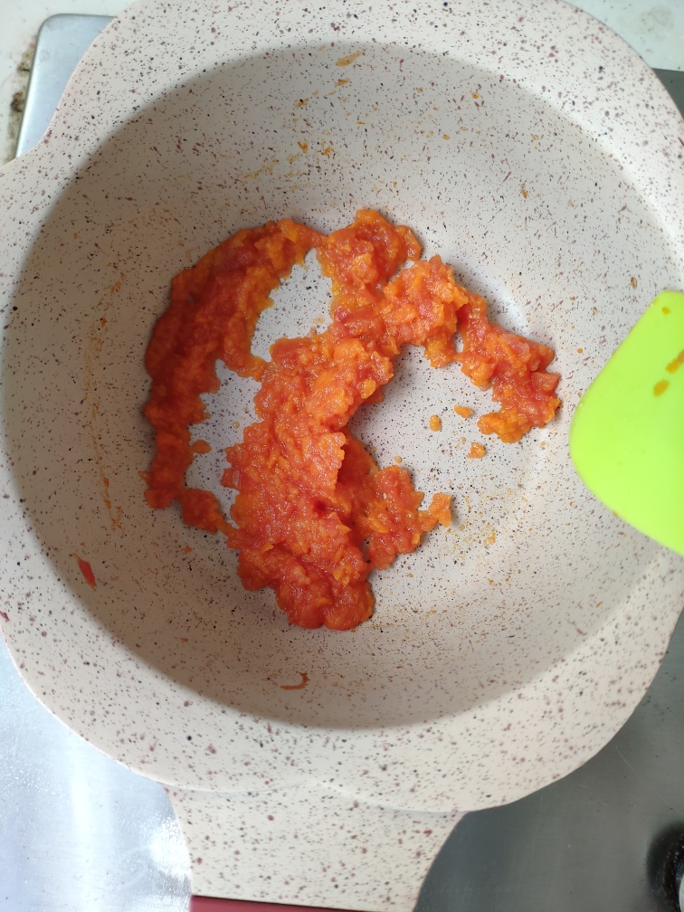 番茄胡萝卜面条（宝宝辅食）的做法 步骤7