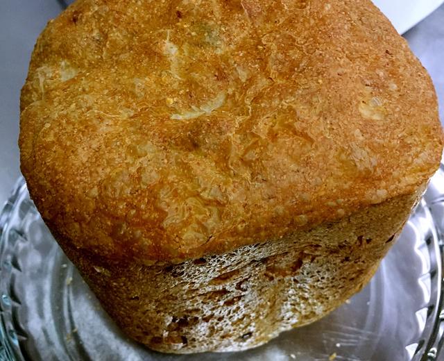 无糖无油全麦红枣燕麦面包的做法