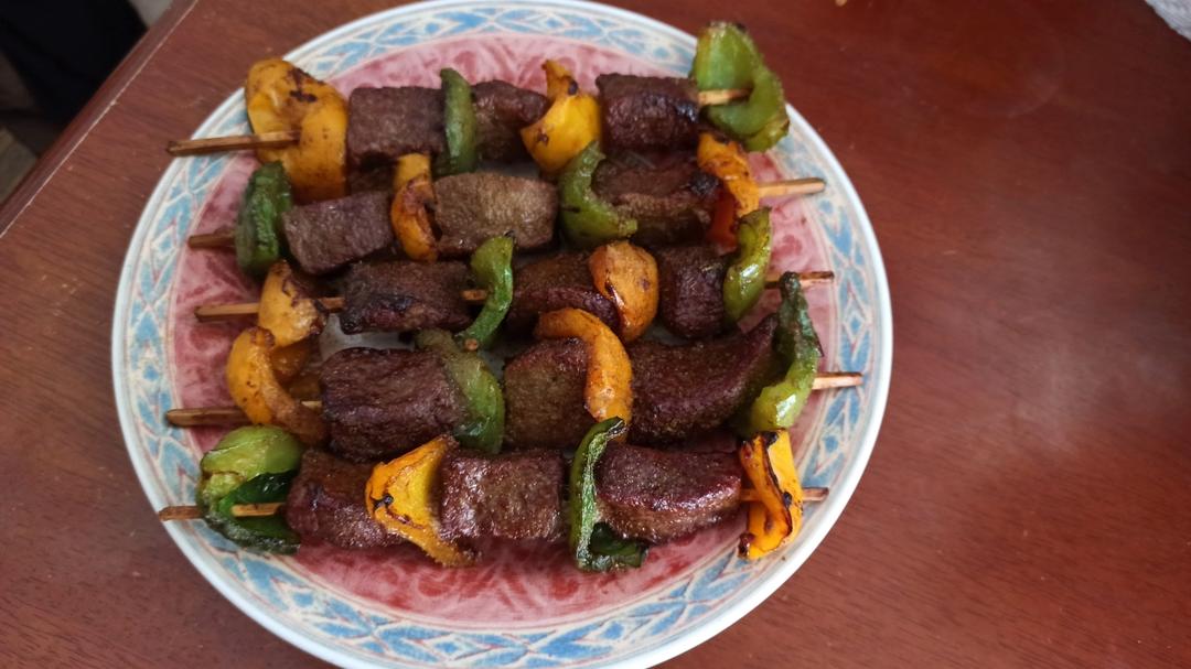 空气炸锅牛肉串