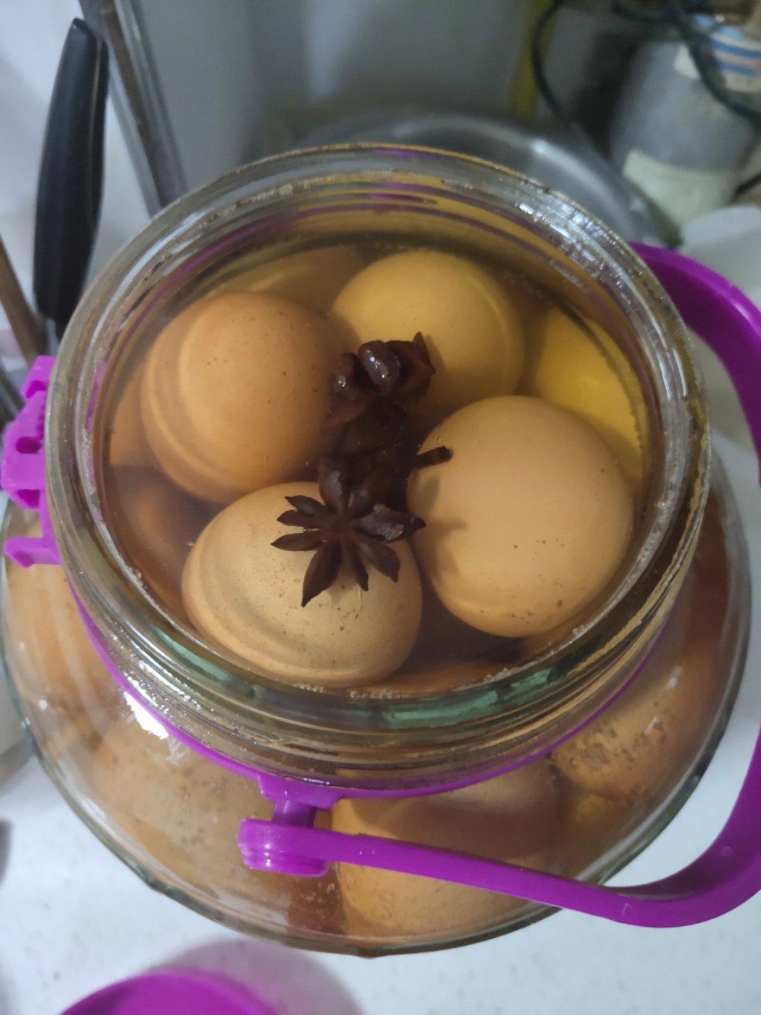 自制起砂流油咸鸡蛋
