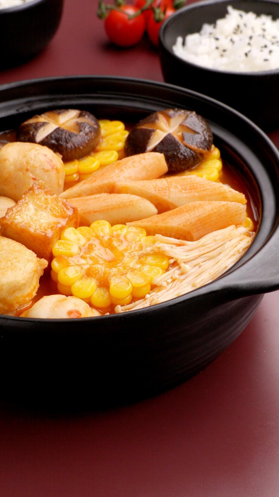 番茄鱼丸小火锅