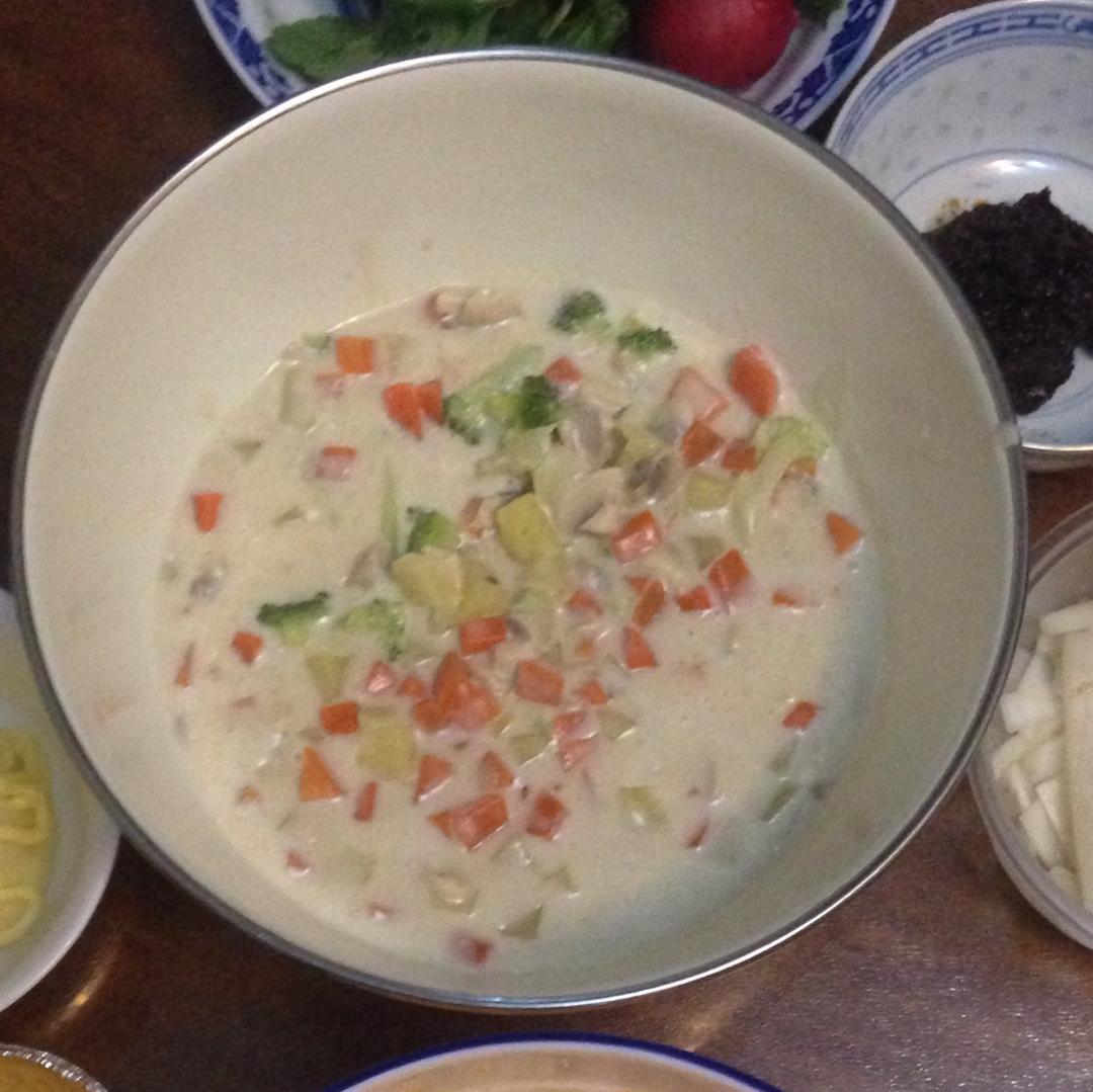 奶油鸡茸蘑菇汤（必胜客同款）