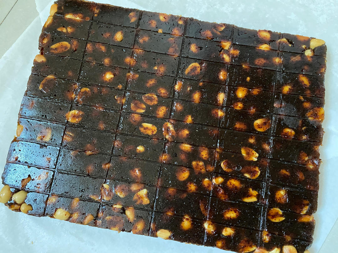 （甜而不腻）超好吃的枣泥核桃糕