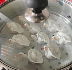 天鹅水晶蒸饺的做法 步骤12