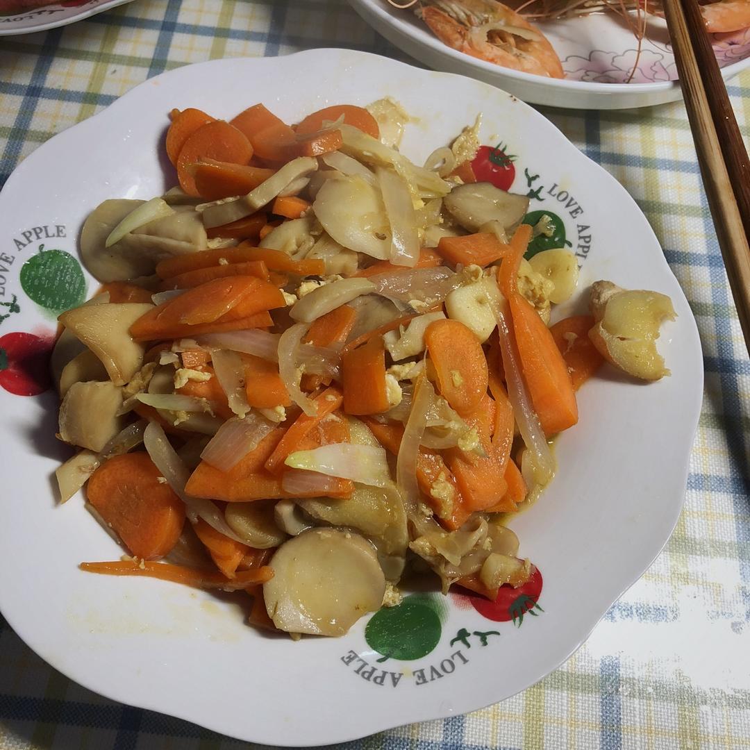 老丁的私房菜-美极杏鲍菇