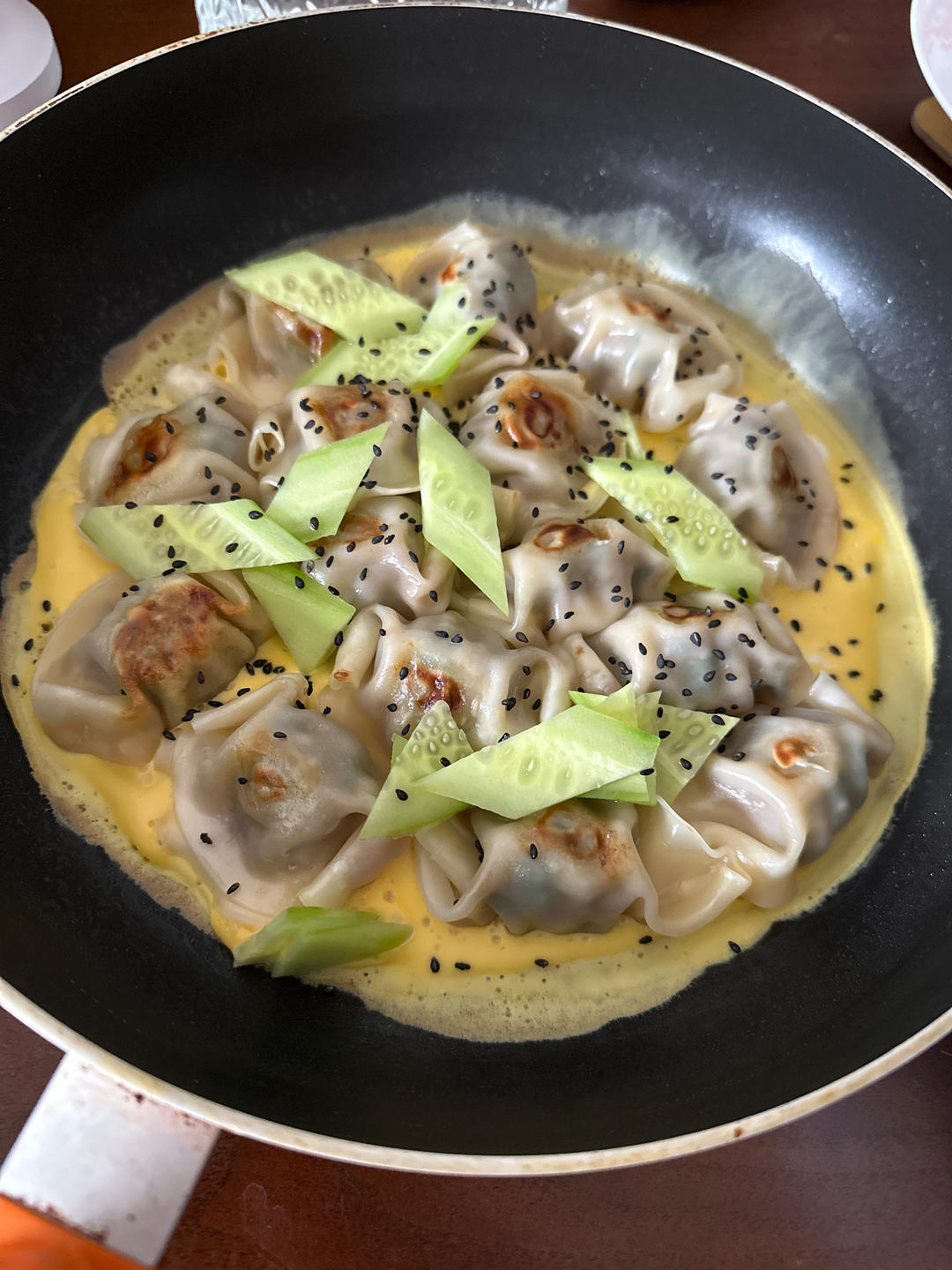 懒人快手抱蛋煎饺