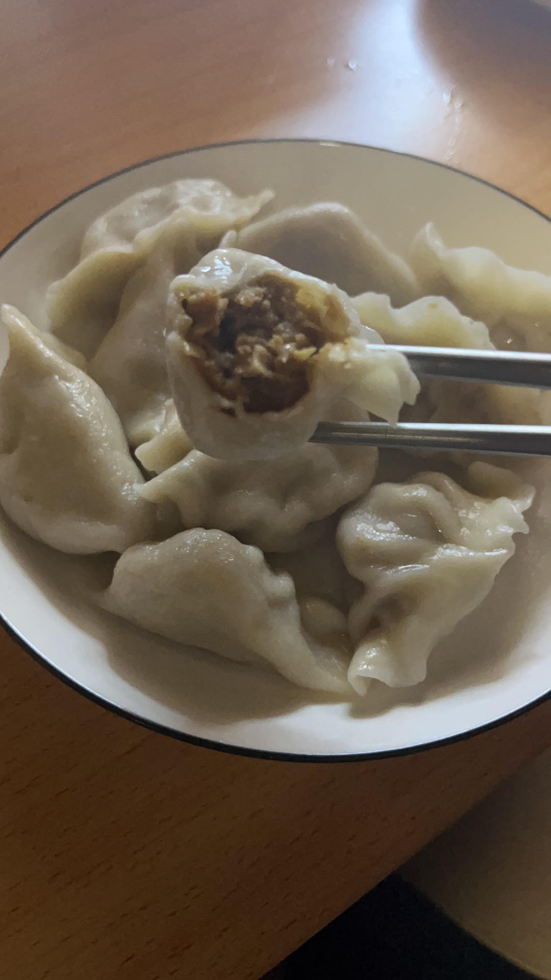超级好吃的香菇肉馅儿饺子